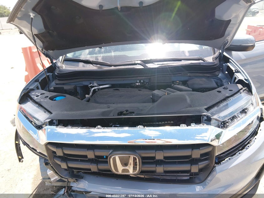 2025 Honda Ridgeline Rtl VIN: 5FPYK3F58SB051145 Lot: 45551397