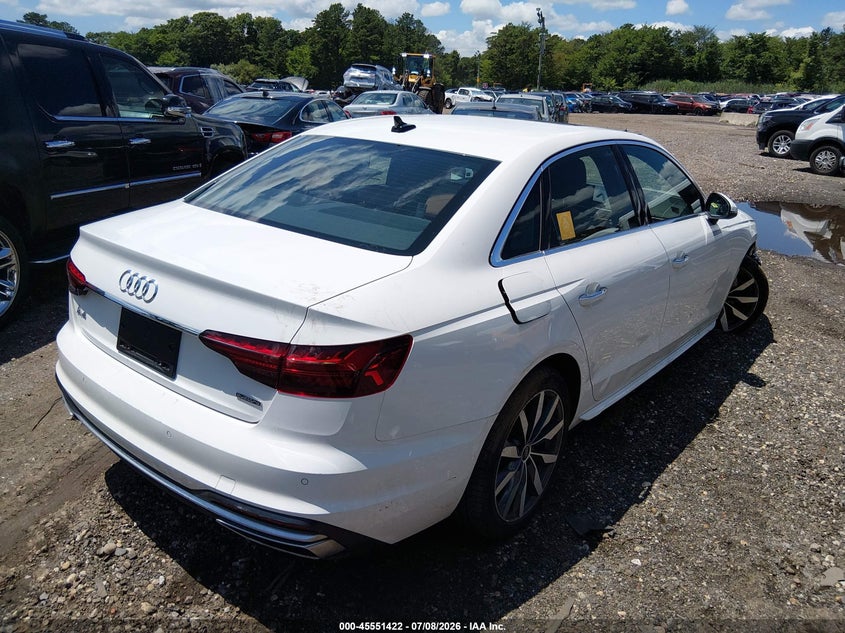 Vin: wauabaf41pn022131, lot: 46049733, audi a4 premium 40 tfsi quattro s tronic 20234