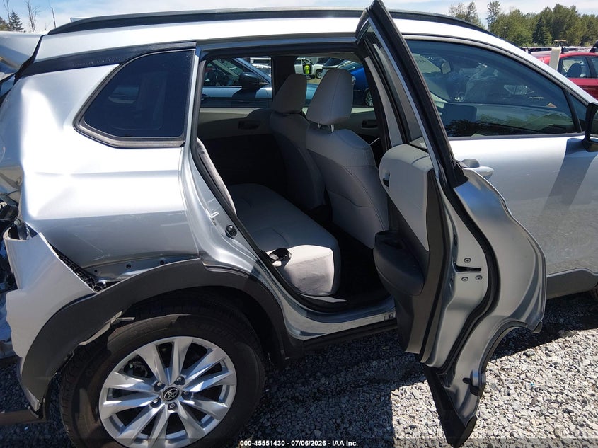 2022 Toyota Corolla Cross Le VIN: 7MUCAAAG2NV026735 Lot: 45551430