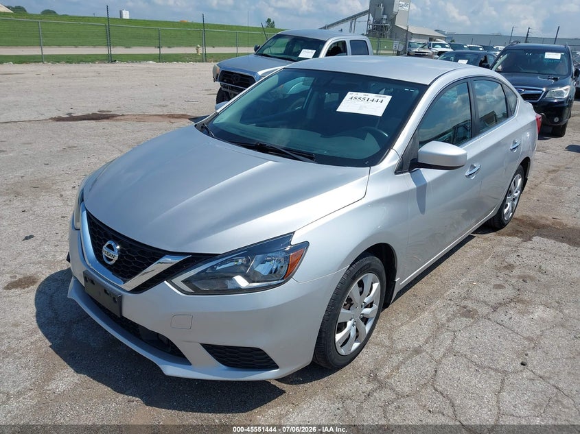 2018 Nissan Sentra, Rear, IAAI, VIN 3N1AB7AP1JY333112 — photo 2