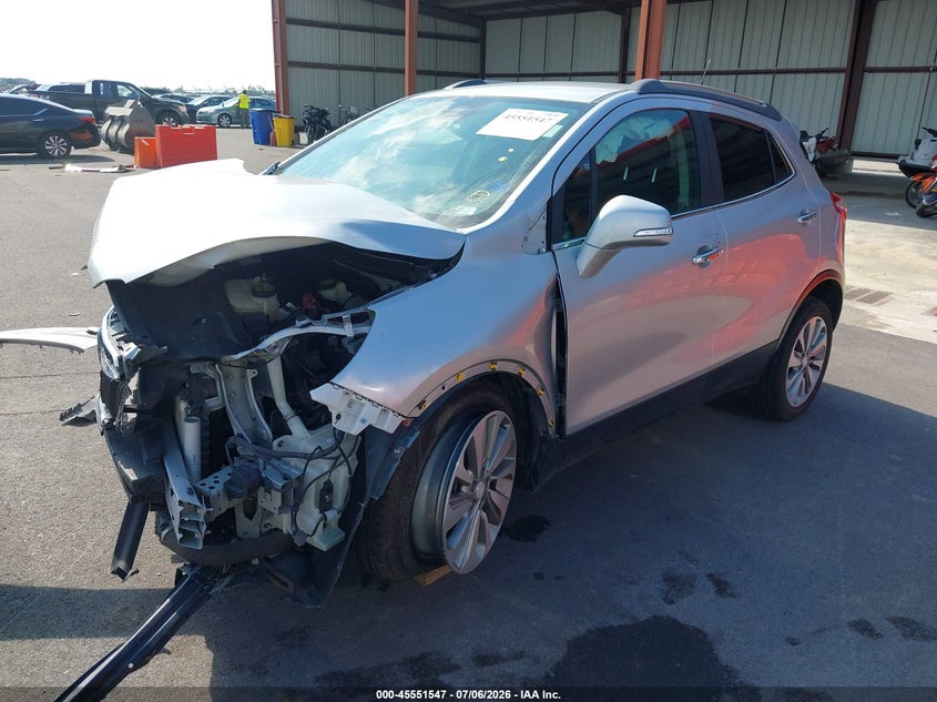 Vin: kl4cjasb8hb112263, lot: 46049858, buick encore preferred 20172