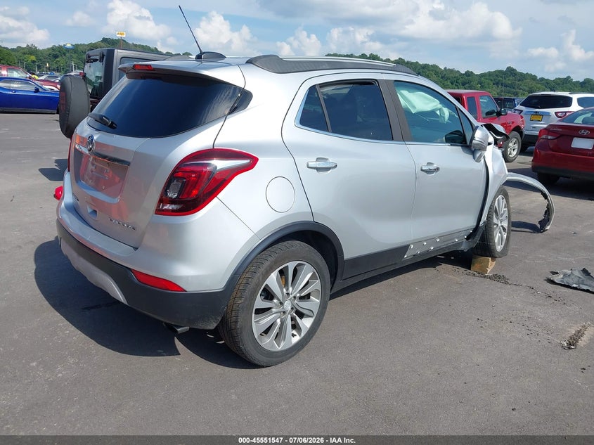 Vin: kl4cjasb8hb112263, lot: 46049858, buick encore preferred 20174