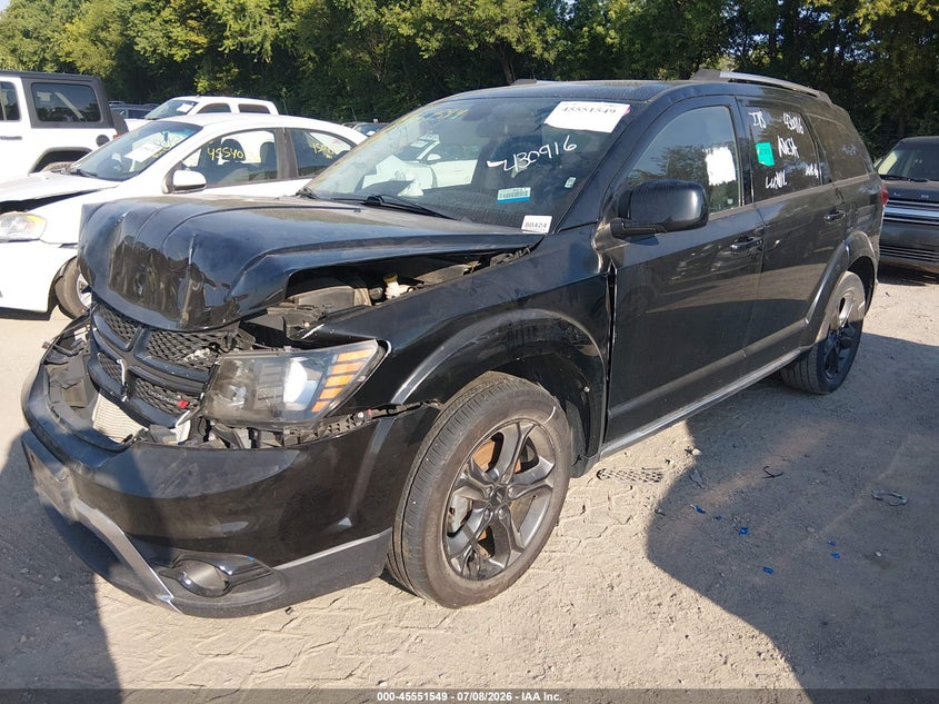 2018 Dodge Journey, Удар спереди, IAAI, VIN 3C4PDDGG5JT430916 — фото 2