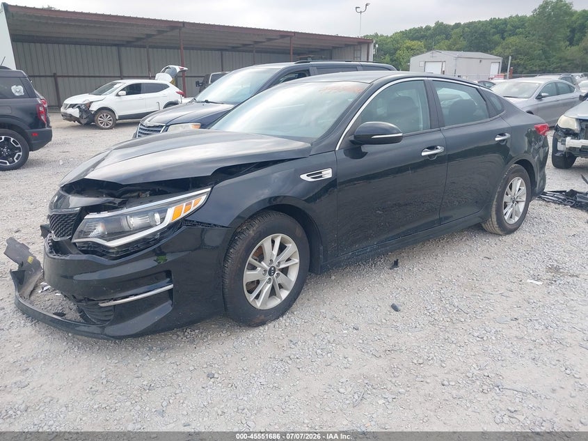 Vin: 5xxgt4l37gg097841, lot: 46049997, kia optima lx 20162