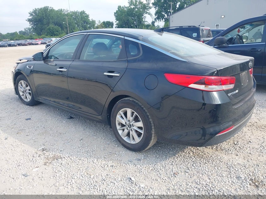 Vin: 5xxgt4l37gg097841, lot: 46049997, kia optima lx 20163