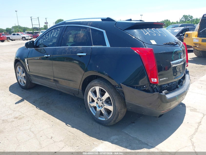Vin: 3gyfnee39cs601846, lot: 46050014, cadillac srx performance collection 20123