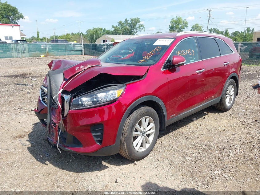 2019 Kia Sorento, Удар спереду, IAAI, VIN 5XYPGDA37KG550979 — фото 2