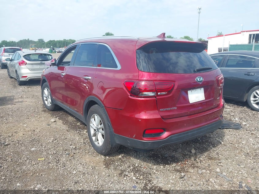 2019 KIA SORENTO auction photo 3