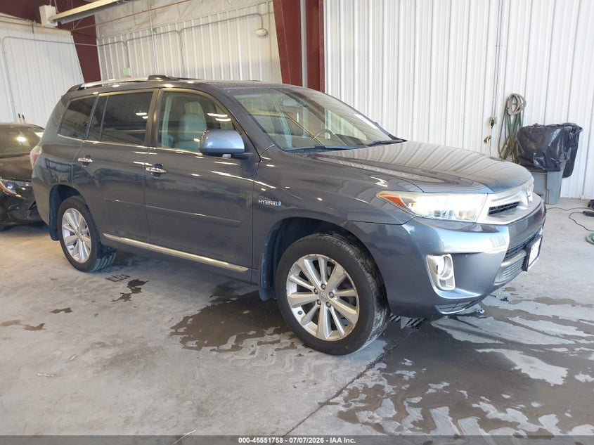 TOYOTA HIGHLANDER HYBRID 2013 VIN JTEDC3EH5D2017505