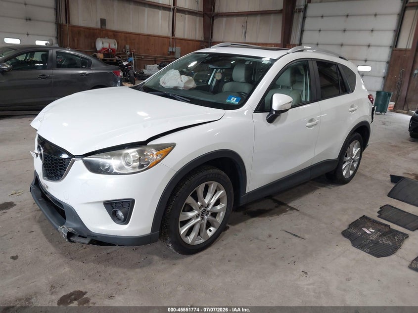 Vin: jm3ke4dy4f0502334, lot: 46050085, mazda cx-5 grand touring 20152