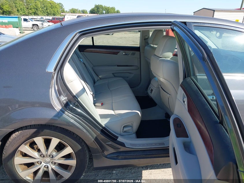 2012 TOYOTA AVALON auction photo 8