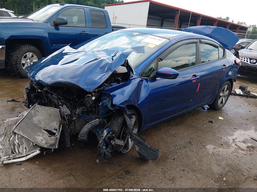 Vin: 3kpfl4a79je274861, lot: 46050094, kia forte lx 20182