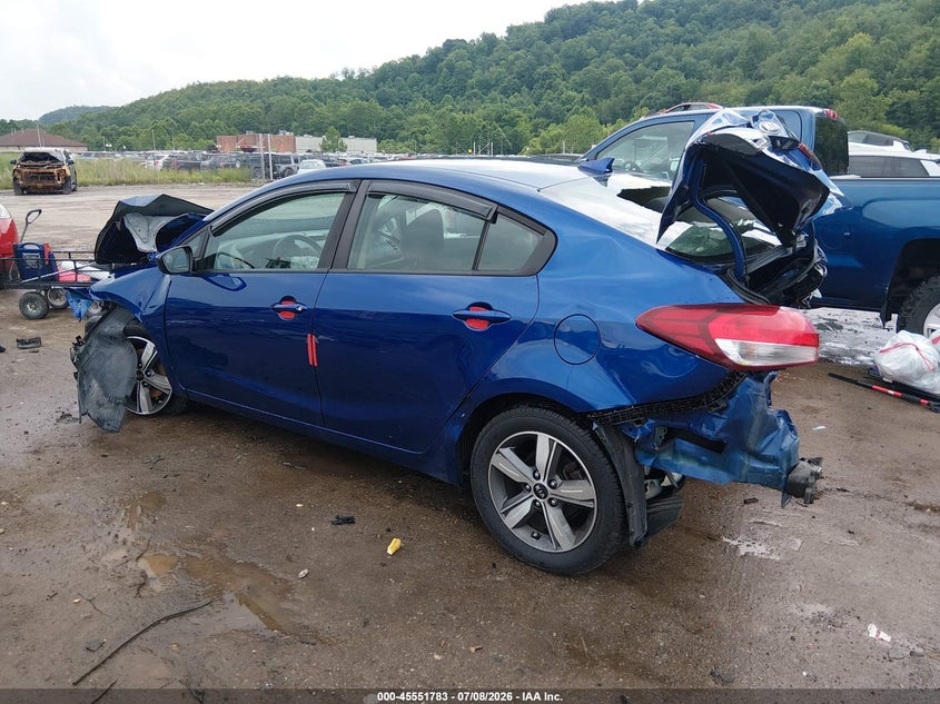 Vin: 3kpfl4a79je274861, lot: 46050094, kia forte lx 20183