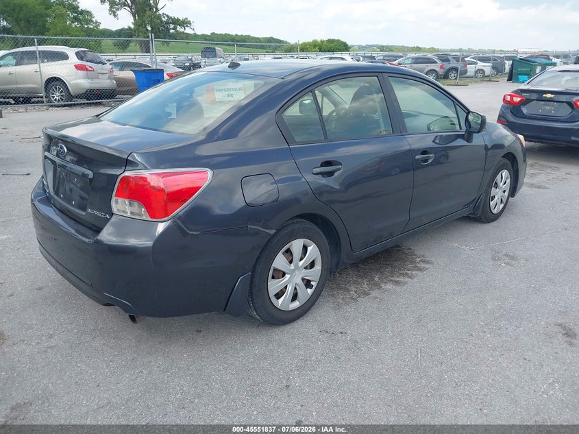 Vin: jf1gjaa69ch027259, lot: 46050148, subaru impreza 2.0i 20124