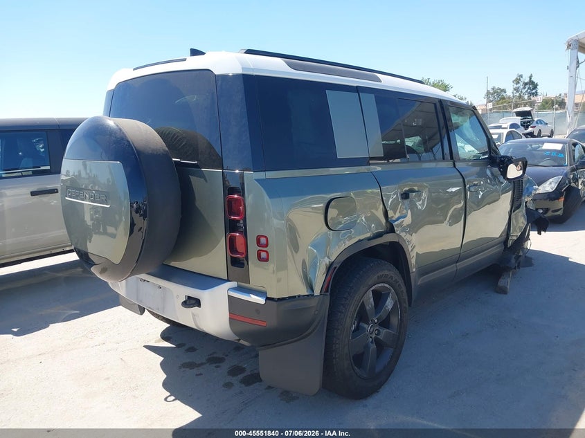 Vin: salej7ex7s2358844, lot: 46050151, land rover defender 110 p300 20254