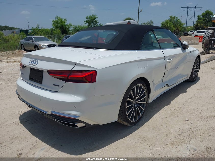 Vin: wau5agf58pn003768, lot: 46050153, audi a5 cabriolet prestige 45 tfsi s line quattro s tronic 20234