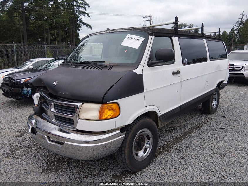 1999 DODGE RAM WAGON 2500 auction photo 2