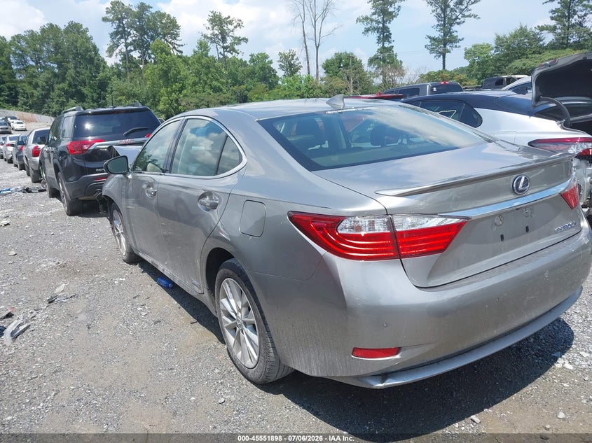 Vin: jthbw1gg4f2080947, lot: 46050208, lexus es 300h 20153