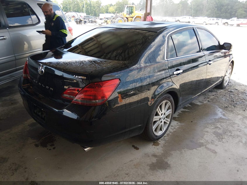2008 TOYOTA AVALON auction photo 4