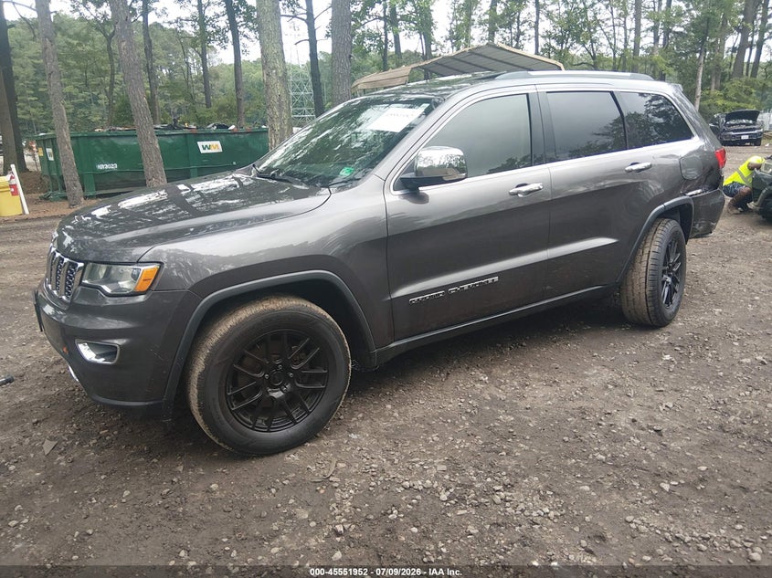 2019 Jeep Grand Cherokee Limited 4X2, Rear, IAAI, VIN 1C4RJEBG5KC555829 — photo 2