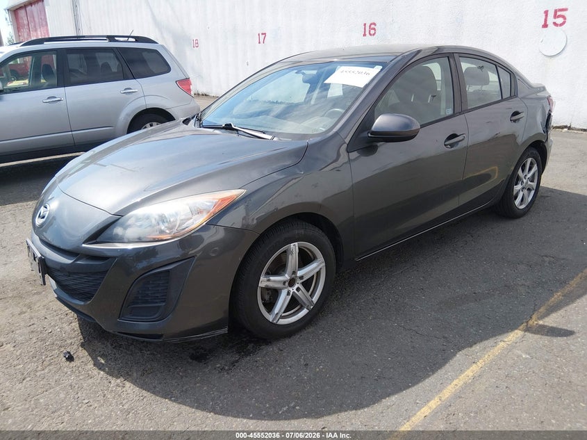 Vin: jm1bl1vg2b1491728, lot: 46050347, mazda mazda3 i touring 20112
