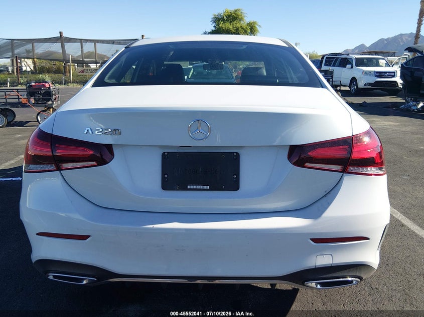 2019 Mercedes-Benz A 220 VIN: WDD3G4EB6KW033911 Lot: 45552041