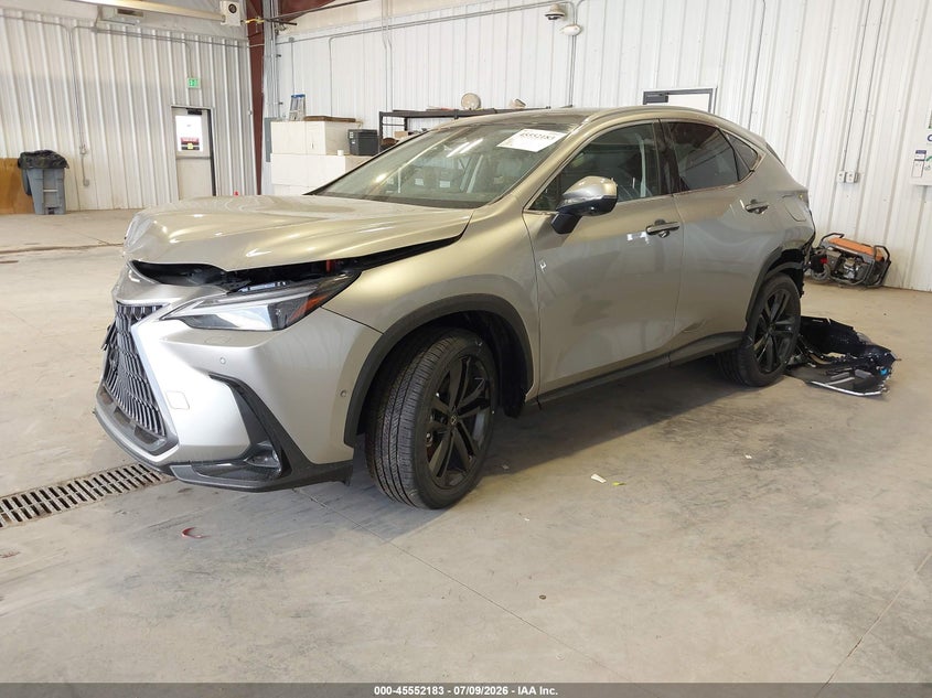 Vin: jtjhkcfz4t2078937, lot: 46050494, lexus nx 450h+ luxury 20262