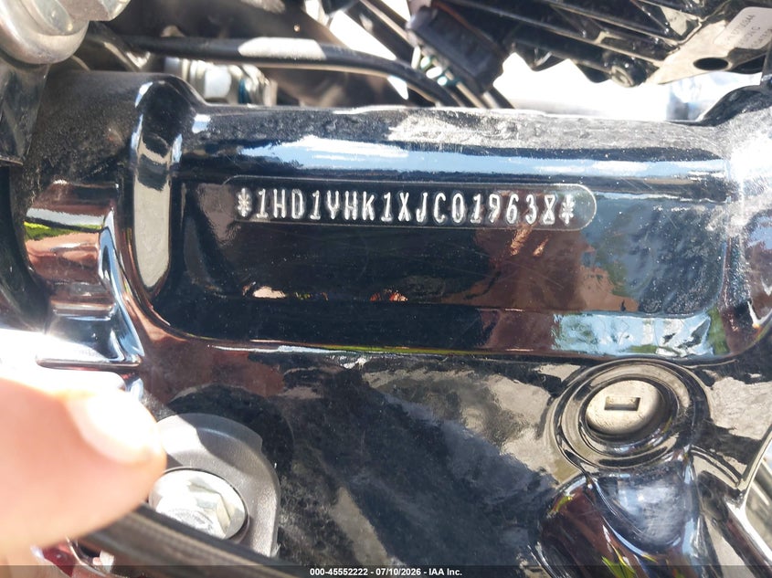 2018 Harley-Davidson Fxbrs Breakout 114 VIN: 1HD1YHK1XJC019638 Lot: 45552222