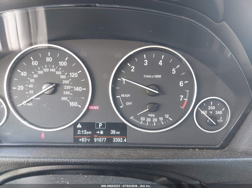 2016 BMW 320I auction photo 7