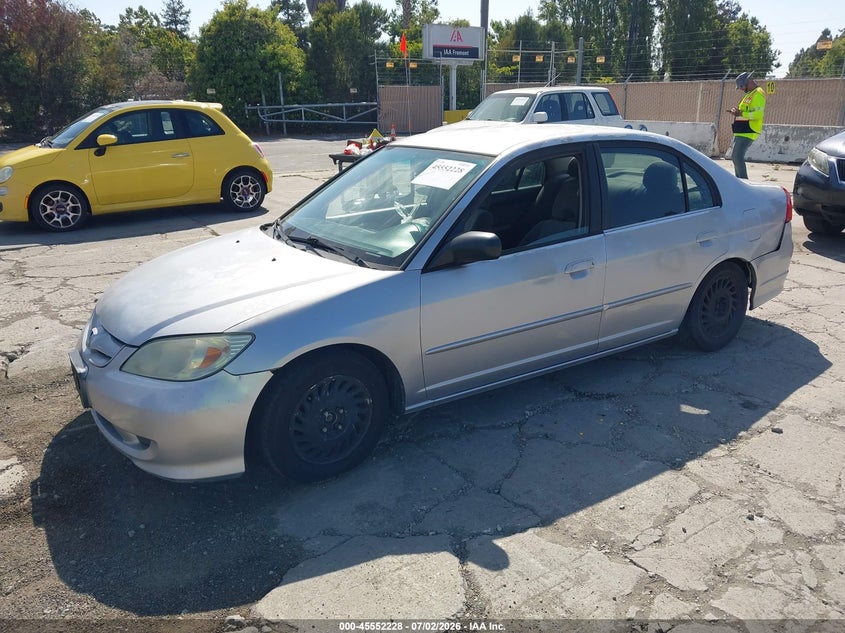 2005 Honda Civic Lx 2HGES16515H551132 photo 1
