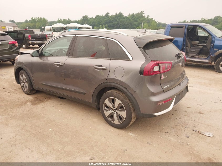 Vin: kndcb3lc4j5170137, lot: 46050554, kia niro lx 20183