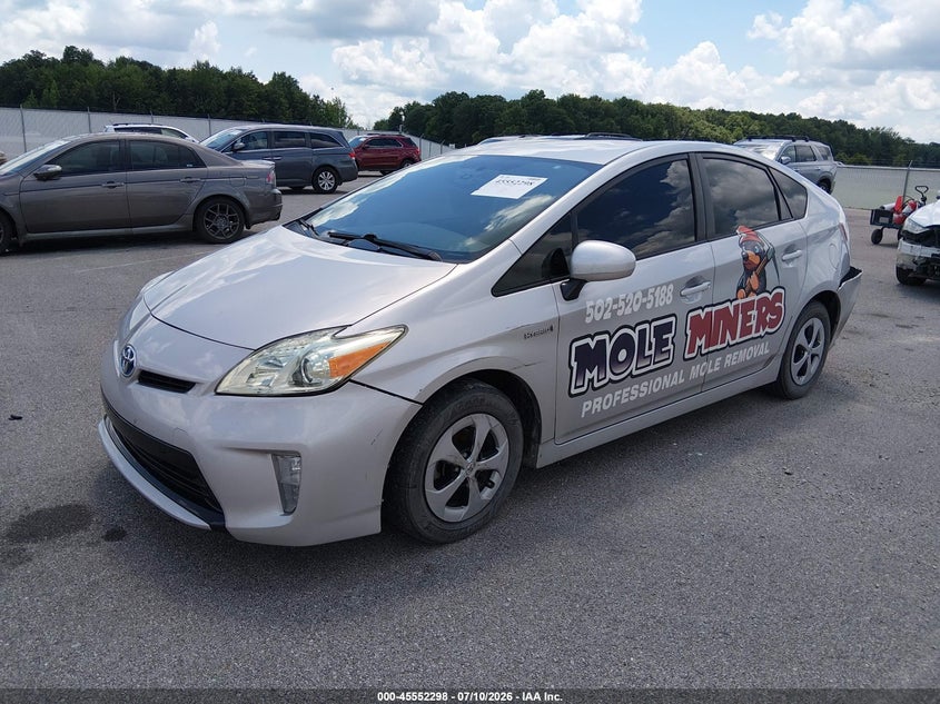 2012 TOYOTA PRIUS auction photo 2
