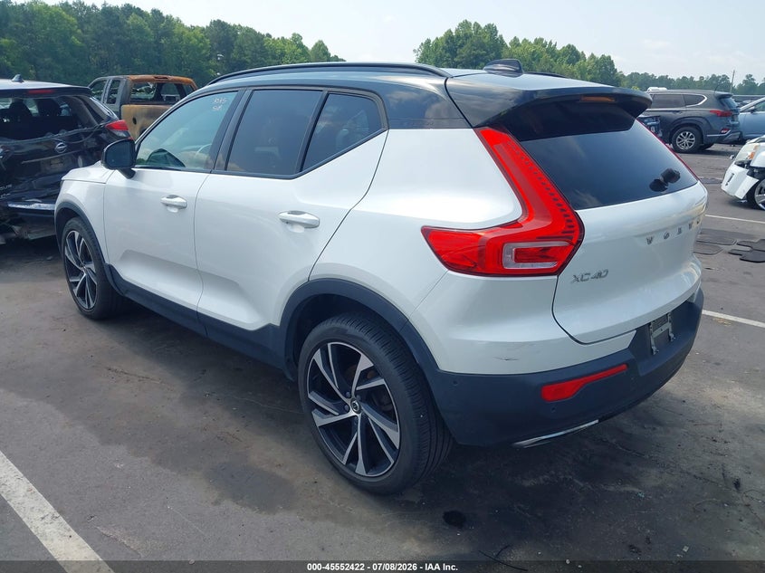 Vin: yv4162um4k2094299, lot: 46050733, volvo xc40 t5 r-design 20193