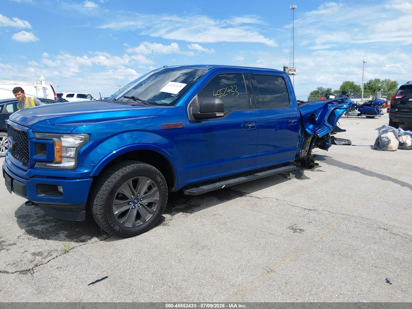 2018 Ford F-150, Left Rear, IAAI, VIN 1FTEW1EP8JFA95826 — photo 2