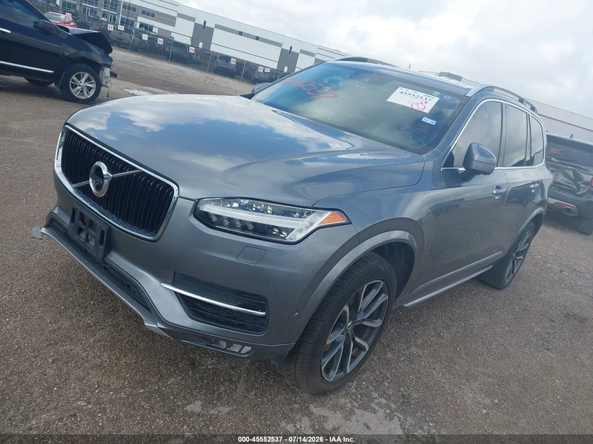 Vin: yv4a22pk3g1049468, lot: 46050848, volvo xc90 t6 momentum 20162