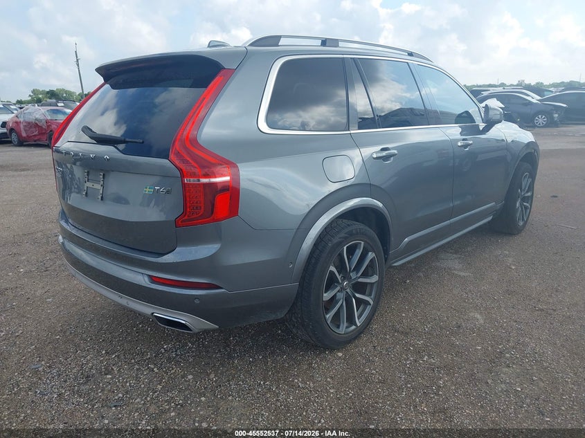 Vin: yv4a22pk3g1049468, lot: 46050848, volvo xc90 t6 momentum 20164