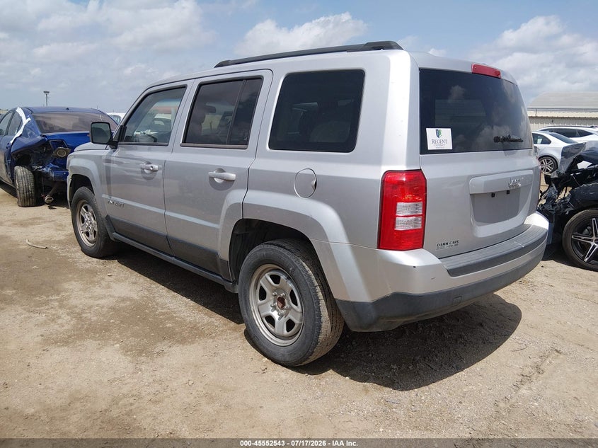2014 JEEP PATRIOT auction photo 3