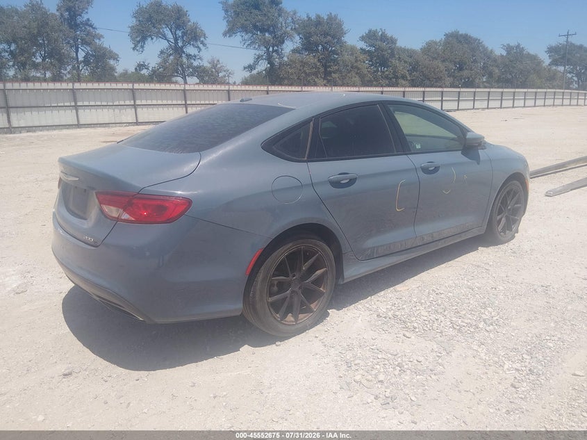 Vin: 1c3cccbb4fn709714, lot: 46050986, chrysler 200 s 20154