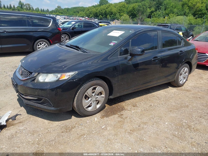2013 Honda Civic, Right Side, IAAI, VIN 2HGFB2F53DH572511 — photo 2