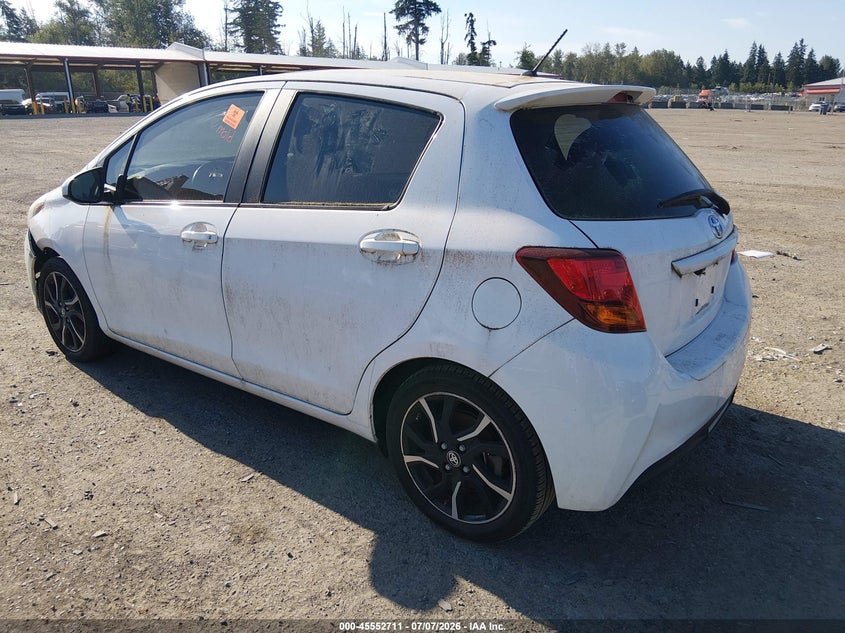2015 TOYOTA YARIS auction photo 3