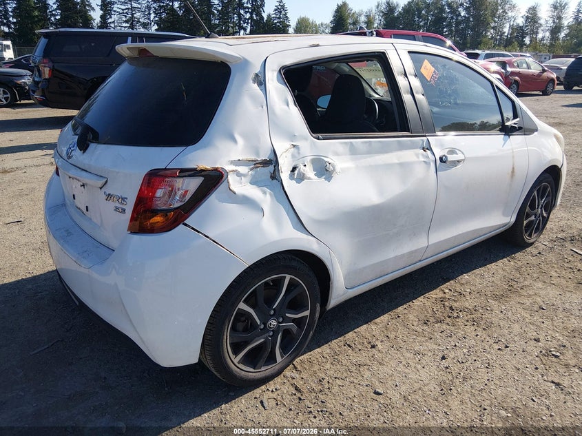 2015 TOYOTA YARIS auction photo 4
