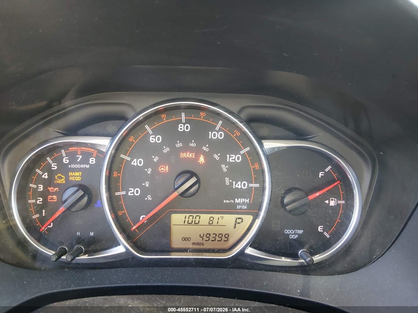 2015 TOYOTA YARIS auction photo 7
