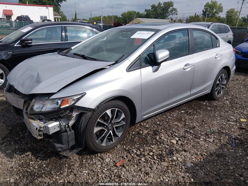 2015 HONDA CIVIC auction photo 2