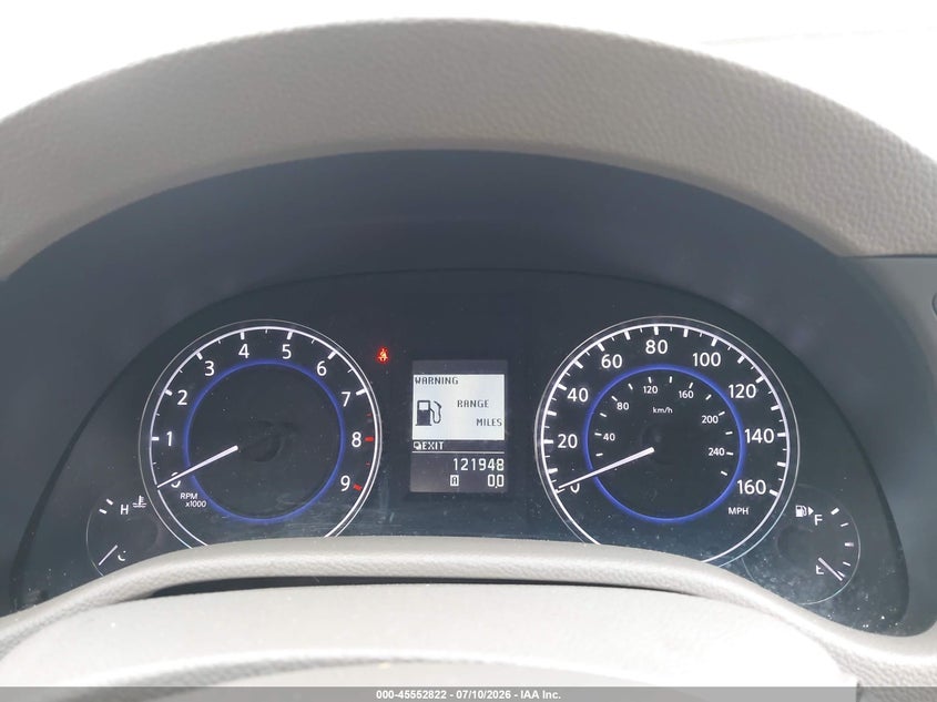 2011 Infiniti G25X VIN: JN1DV6AR6BM650226 Lot: 45552822