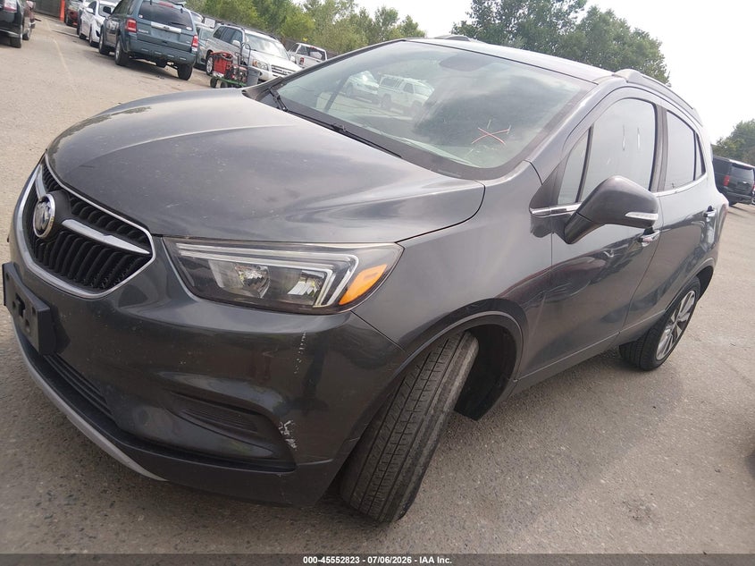Vin: kl4cjasb2jb654044, lot: 46051134, buick encore preferred 20182
