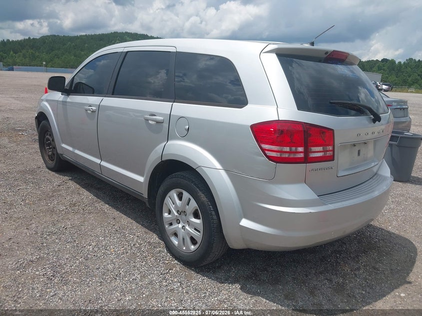 Vin: 3c4pdcab2dt728500, lot: 46051136, dodge journey american value pkg/se 20133
