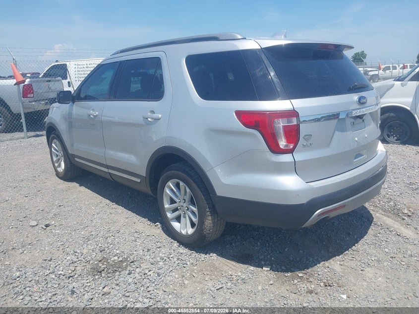 Vin: 1fm5k7dh7ggc03487, lot: 46051165, ford explorer xlt 20163