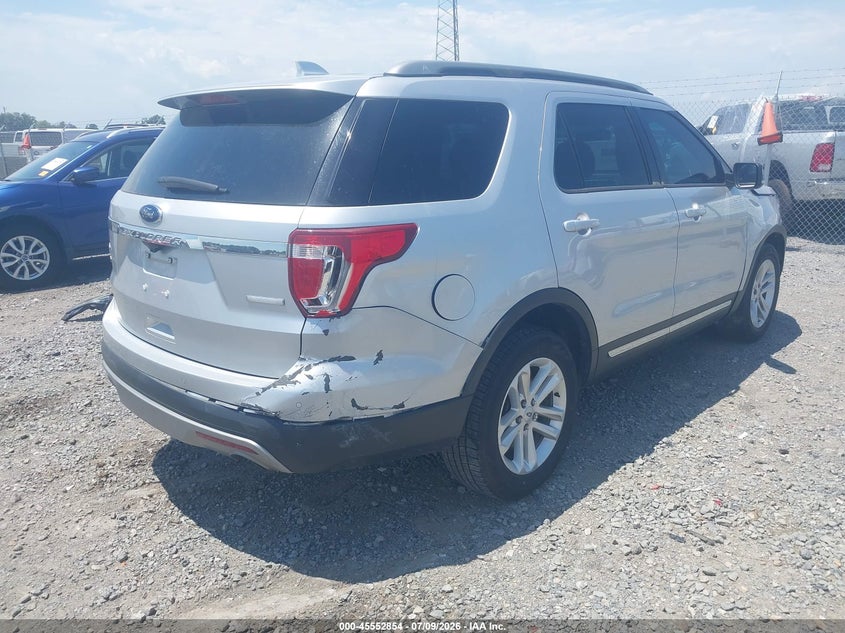 Vin: 1fm5k7dh7ggc03487, lot: 46051165, ford explorer xlt 20164