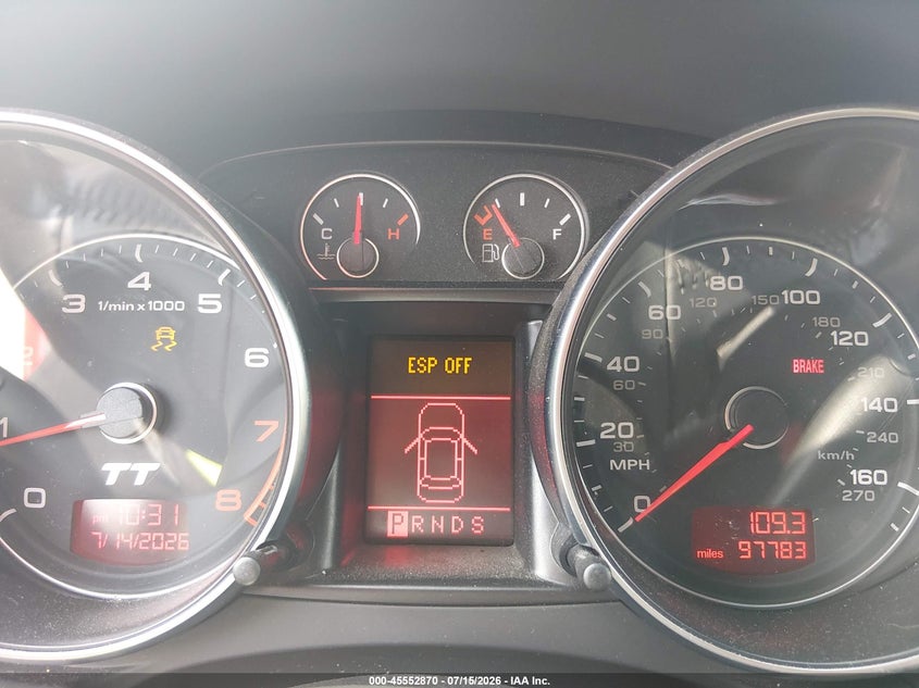 2008 AUDI TT auction photo 7