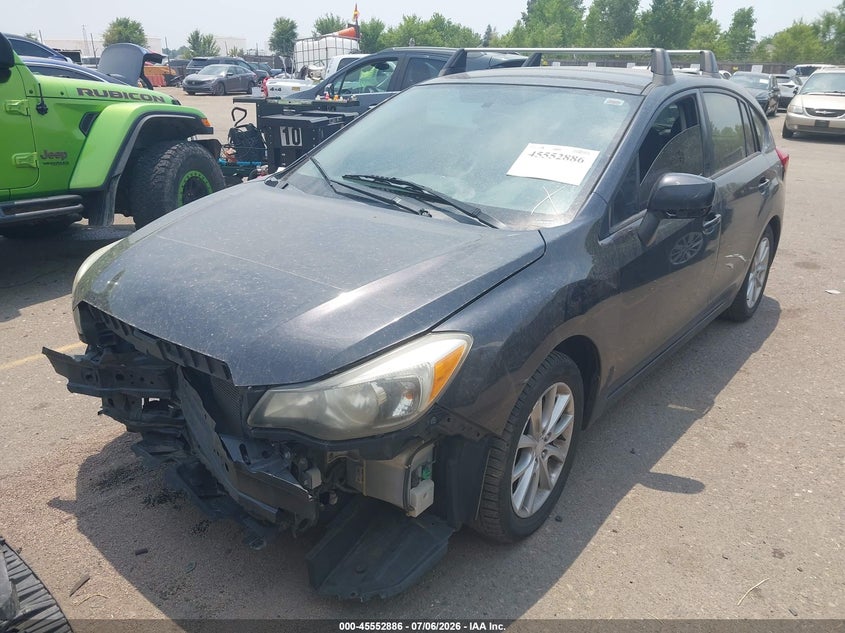 Vin: jf1gpac62ch221353, lot: 46051197, subaru impreza 2.0i premium 20122